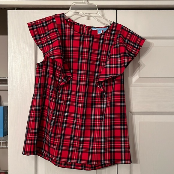 Christmas plaid top - Picture 2 of 4